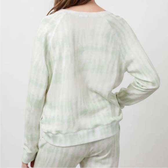 Rails Theo Mint Green Tie Dye Crewneck Sweatshirt - Picture 2 of 10